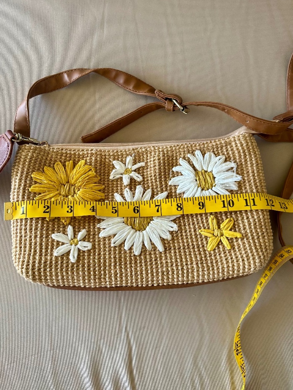 Nanette Lepore Straw Crossbody Bag - Picture 9 of 11